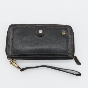 Pola Women's Black Multifunction Leather Wrislet Wallet Cell Case area for Phone